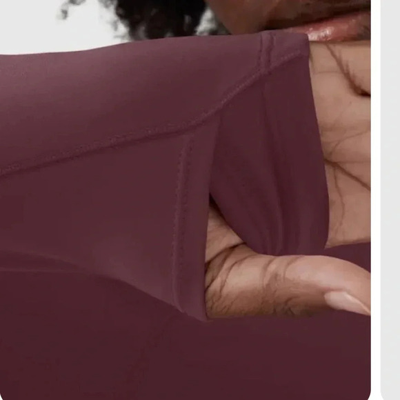 Halara Half Zip Long Sleeve Thumb Hole Cropped Golf Sport Top NWT Size Medium - Picture 2 of 6